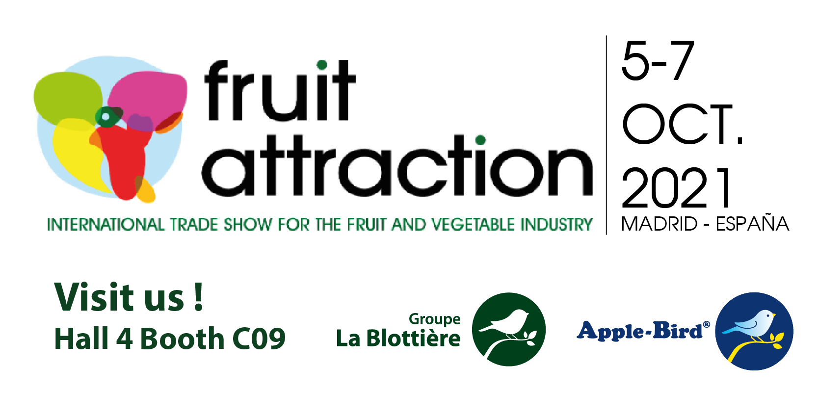 FRUIT ATTRACTION 2021 APPLE BIRD